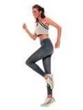 Silver Wave Long Ladies Compression Leggings