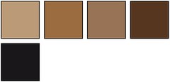 Sabbia, Camel, Glace, Bronze, Nero